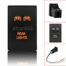 Orange LED Push Switch Rear Light for Toyota Highlander Sequoia Tundra 4Runner