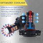 5202 H16 Fog Driving Light Amber Yellow LED Bulb Projector Daytime Running Lamp