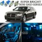 8pcs Ice Blue LED Interior Lights Bulb Package Kit For Dodge MAGNUM 2005-2008