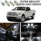 10pcs Xenon White LED Interior Lights Bulb Package Kit For Ford F150 1997-2014