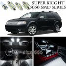 5050 SMD White LED Interior Lights Package Kit For 2008-2009 Ford Taurus 8pcs