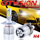 COB H4 HB2 9003 1300W 195000LM LED Headlight Lamps Kit Hi/Lo High Power 6000K
