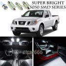 5050 SMD White LED Interior Lights Package Kit For 2005-2015 Nissan Frontier 6pc