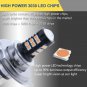 2x 30SMD H4 High Power 3030 LED Pink Purple Car Fog Daytime Running Light Bulbs