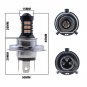 2x 30SMD H4 High Power 3030 LED Pink Purple Car Fog Daytime Running Light Bulbs