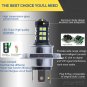 2x 30SMD H4 LED Super Bright White Car Fog Daytime Running Light Bulbs 6000K DRL