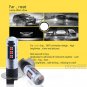 2X 15SMD H3 Ultra Red High Power 3030 LED DRL Driving Fog Light Projector Bulbs