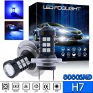 H7 30SMD LED Fog Light Bulbs Car Driving Lamp Daytime Running Light Bright Blue