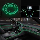 3M Green 12V EL Wire Cold light StripNeon Lamp Car Atmosphere Light Unique Decor