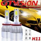H11 LED Headlight Bulb Kit For Honda Accord CR-V Civic Odyssey Pilot 6000K White