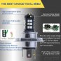 2x 30-3030SMD H4 LED Ultra Blue Car Fog Daytime Running Light Bulb Driving Lamp