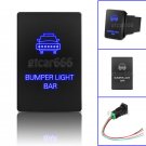 12V Blue LED Push Switch For Toyota 4Runner Tacoma 100 series Bumper Light Bar
