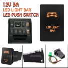 12V 3A Push Switch Orange LED For Toyota 4Runner Tacoma 100 series LED LIGHT BAR