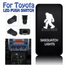 SASQUATCH LIGHTS White LED Light Push Switch For Toyota 4Runner Tocoma 40mm*20mm
