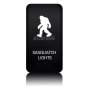 SASQUATCH LIGHTS White LED Light Push Switch For Toyota 4Runner Tocoma 40mm*20mm
