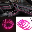 3M Universal Car Interior Decorative Wire Atmosphere Strip Cold Light Line Pink