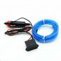 2M EL Wire Universal Car Blue Cold Light Lamp Strip Atmosphere Interior Decor