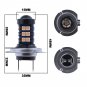 H7 30SMD LED Fog Light Bulbs Car Driving Lamp Daytime Running Light Pink Purple