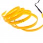 3M 12V Yellow EL Wire Cold light Tape Car Interior Decor Fluorescent Neon Strip