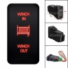 Red LED Push Switch For Toyota Fortuner Hilux Tacoma 2005-2011 WINCH IN / OUT
