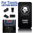 12V 3A White LED Push Switch For Toyota Fortuner Hilux Tacoma 05-11 ZOMBIE LIGHT