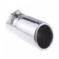 1Pcs 70mm For Audi A4/Q5 Chrome Stainless Steel Exhaust Tail Muffler Tip Pipe
