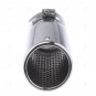 1Pcs 70mm For Audi A4/Q5 Chrome Stainless Steel Exhaust Tail Muffler Tip Pipe