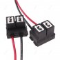 2Pcs H7 Ceramic Wire Auto Car Head Light Bulb Socket Harness Connector Decoder