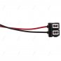2Pcs H7 Ceramic Wire Auto Car Head Light Bulb Socket Harness Connector Decoder
