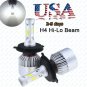 H4 LED Headlight Bulbs Conversion Kit COB 1400W 210000LM 6K Hi/Lo beam Lamps US