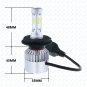 H4 LED Headlight Bulbs Conversion Kit COB 1400W 210000LM 6K Hi/Lo beam Lamps US