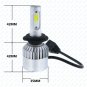 H7 1400W LED Headlight Conversion Bulbs High Low Beams 6000K White 2Pcs US