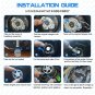 H7 1400W LED Headlight Conversion Bulbs High Low Beams 6000K White 2Pcs US