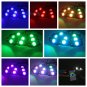 8x RGB CREE LED Rock Light Truck Boat Under Body Trail Rig bluetooth Wireless