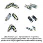 Blue Interior LED Lights Package 12 Pieces Fit For 2003 Audi A3 S3 ERROR FREE