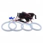 4 White For Ford Mondeo Mk3 2002-2007 Cotton Angel Eye Halo Ring Demon Devil Kit