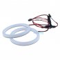 4 White For Ford Mondeo Mk3 2002-2007 Cotton Angel Eye Halo Ring Demon Devil Kit