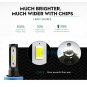 2x H11 243000LM LED Headlight Kits Bulbs H9 H8 6000K  360 degree beam angle IP68