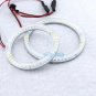 White SMD LED Angel Eye Halo Ring Retrofit Headlight For Hyundai Tiburon - 4Pcs