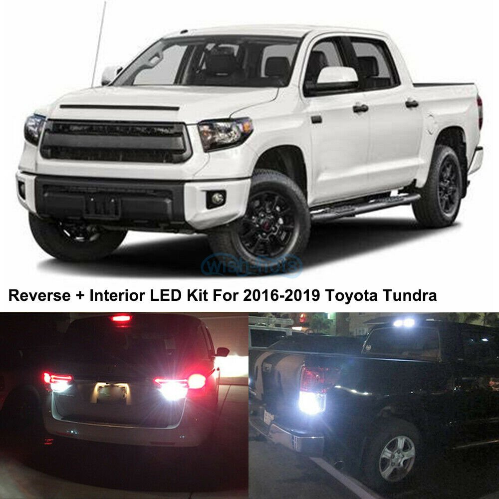 20 White LED Interior Reverse License Plate Light For 2016 2017 2018 2019 Tundra