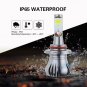 2x Ice Blue Color LED Light 9005 HB3 COB Bulb Kit Car Fog DRL Lights High Power