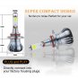 2x Ice Blue Color LED Light 9005 HB3 COB Bulb Kit Car Fog DRL Lights High Power