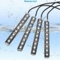 RGB Smart LED Interior Under Dash Footwell Accent Lights USB Charger APP Control