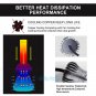 2Pcs H7 LED COB Dual Mode Fog Light Color Blue 10000k DRL Kit 2400LM Car Lamp