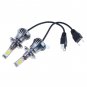 2Pcs H7 LED COB Dual Mode Fog Light Color Blue 10000k DRL Kit 2400LM Car Lamp