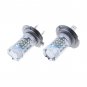 2pcs 80W H7 LED Headlight Auto Car Fog Backup Light Driving Lamp White Bulbs