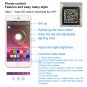 4PC 48 RGB LED Wireless APP Music Voice Control Colorful Car Interior Light Neon