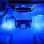 2pcs LED BLUE 12" INTERIOR STRIP FOOTWELL LIGHTS UNDER DASH BULB SMD EXTERIOR W