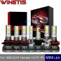 FOR 1998-2016 Yamaha Yzf R1 R6 KIT H4 H7 6000K IP65 LED 50000hrs Pure White 6k