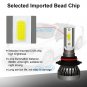 FOR 1998-2016 Yamaha Yzf R1 R6 KIT H4 H7 6000K IP65 LED 50000hrs Pure White 6k